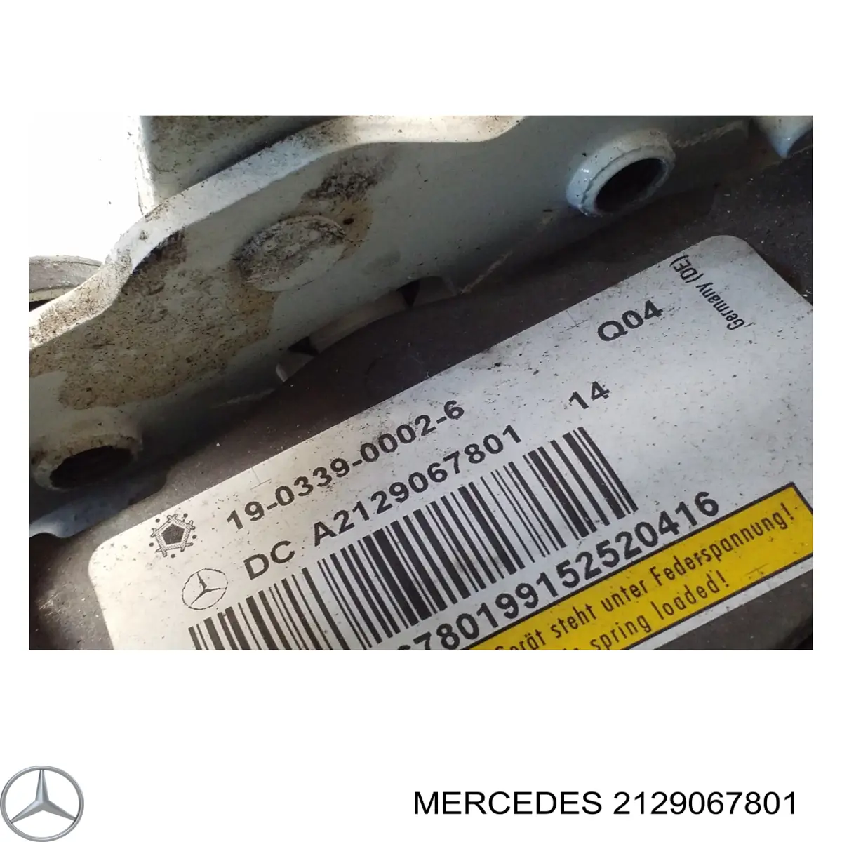 2129067801 MERCEDES Pirotécnico del bisagra del capó original y equivalente