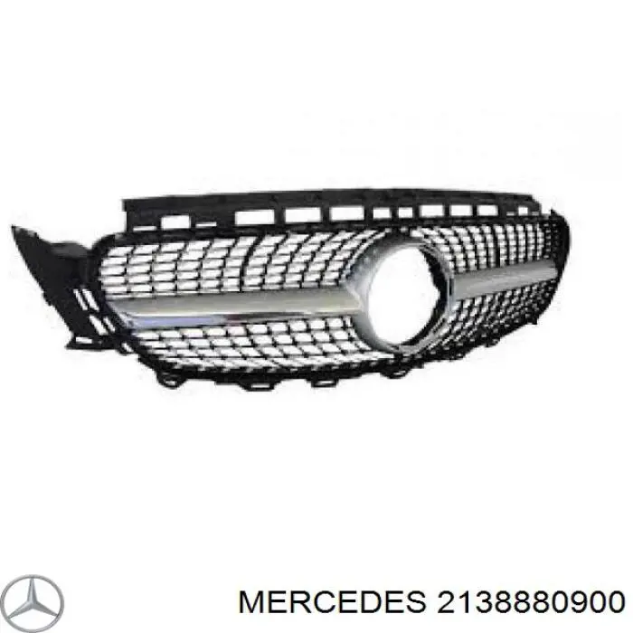 A2138880900 Mercedes grelha do radiador