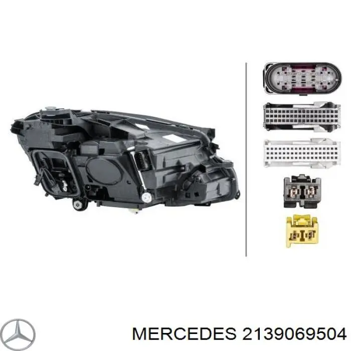 Фара левая Mercedes 2139069504 цена, от 823.50 USD