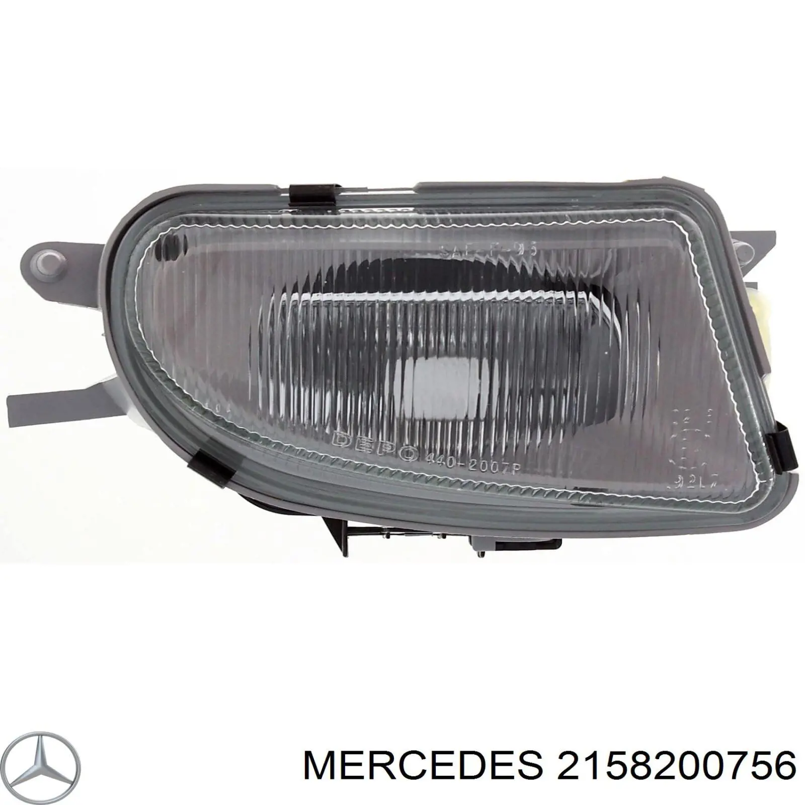 A2158200756 Mercedes фара противотуманная левая
