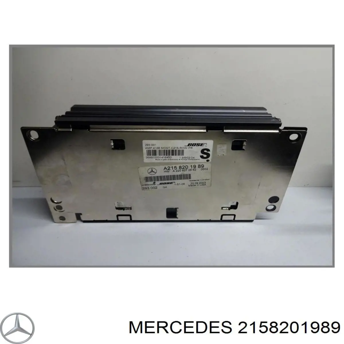 A2158201989 Mercedes 