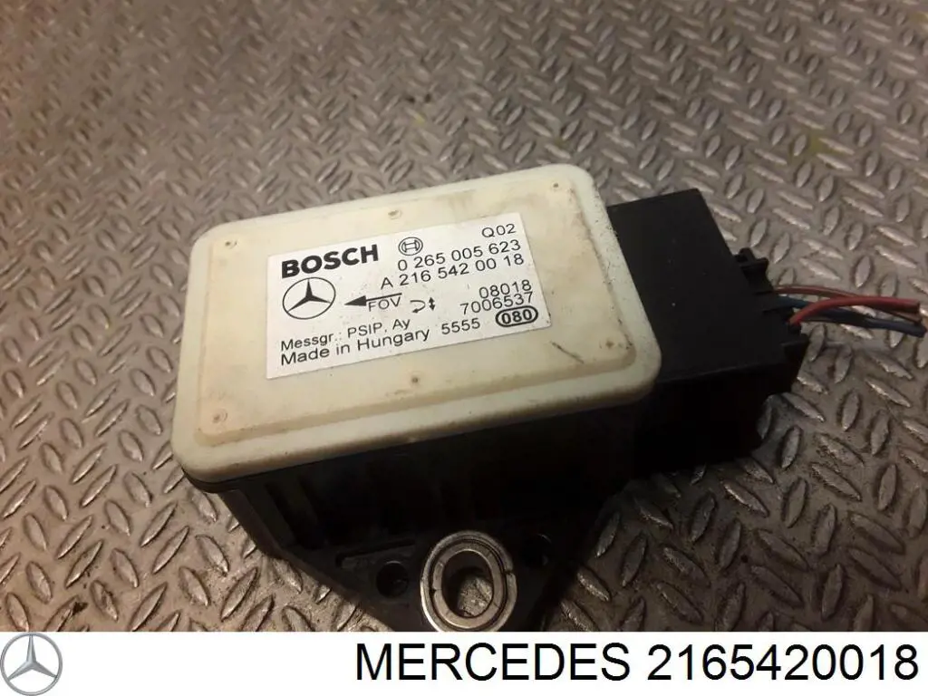 A216542001864 Mercedes sensor de aceleração transversal (esp)