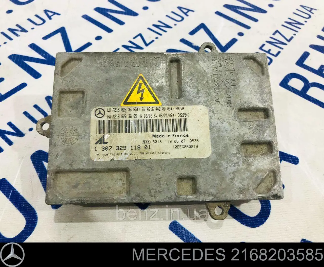 2168203585 Mercedes xénon, unidade de controlo