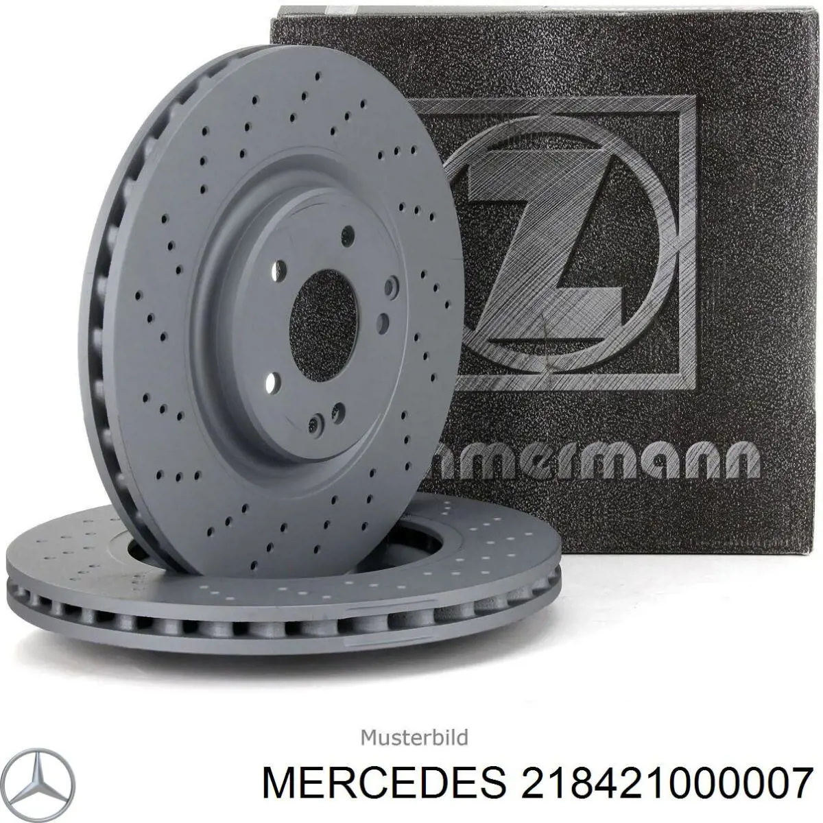 218421000007 Mercedes Диск тормозной передний