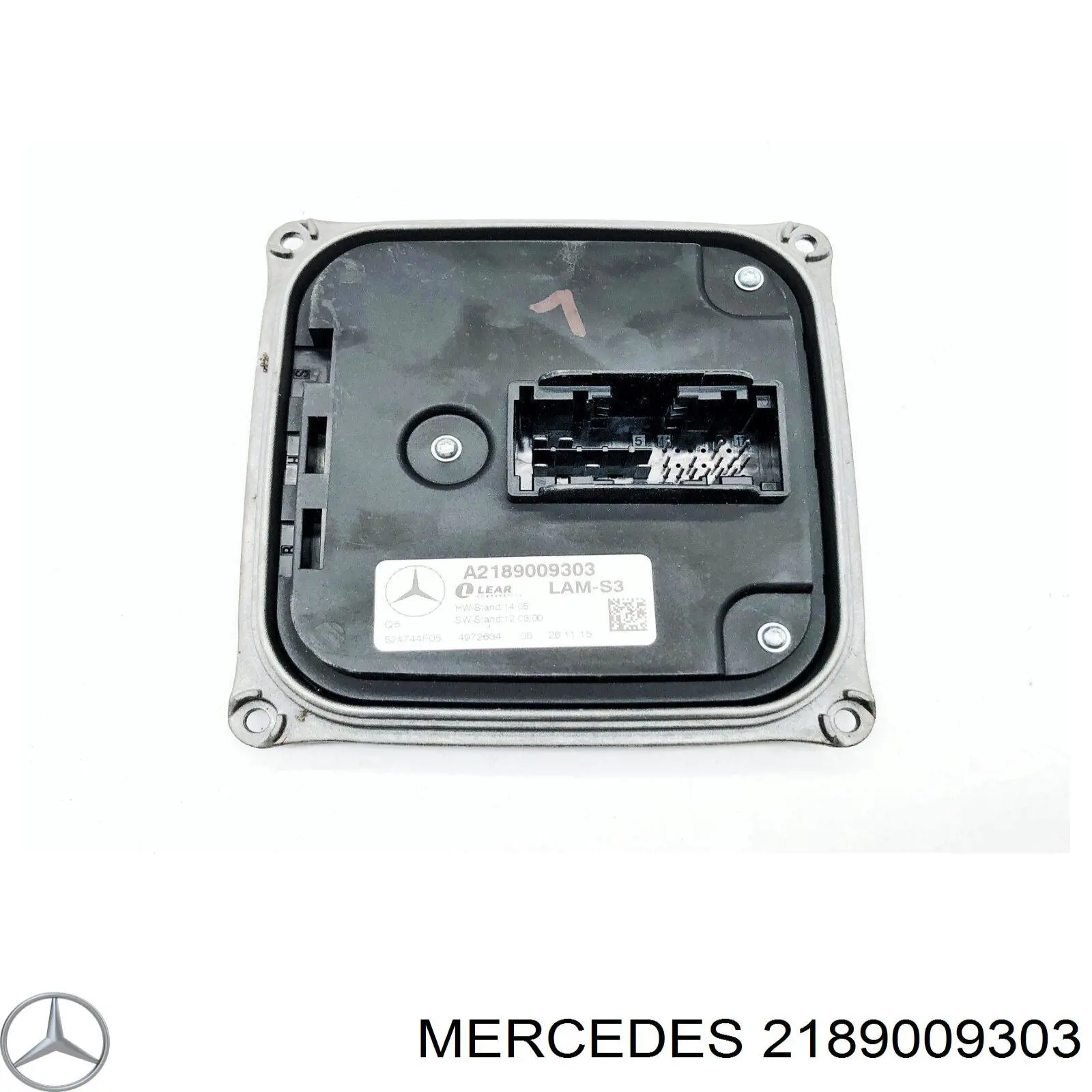2189009303 Mercedes unidade de controlo de iluminação