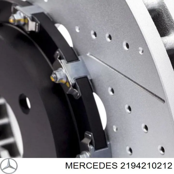 A2194210212 Mercedes диск тормозной передний