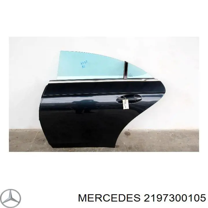 Porta traseira esquerda para Mercedes CLS (C219)