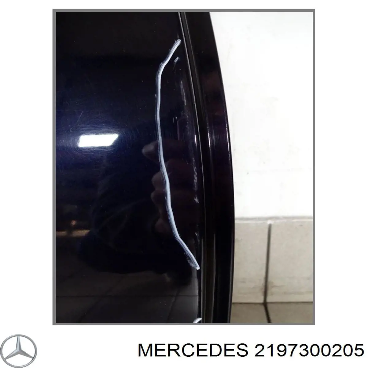 Porta traseira direita para Mercedes CLS (C219)