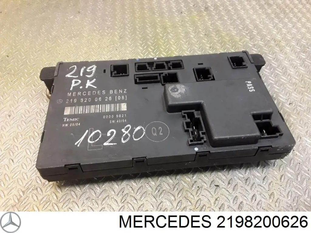 2198200626 Mercedes unidade de conforto