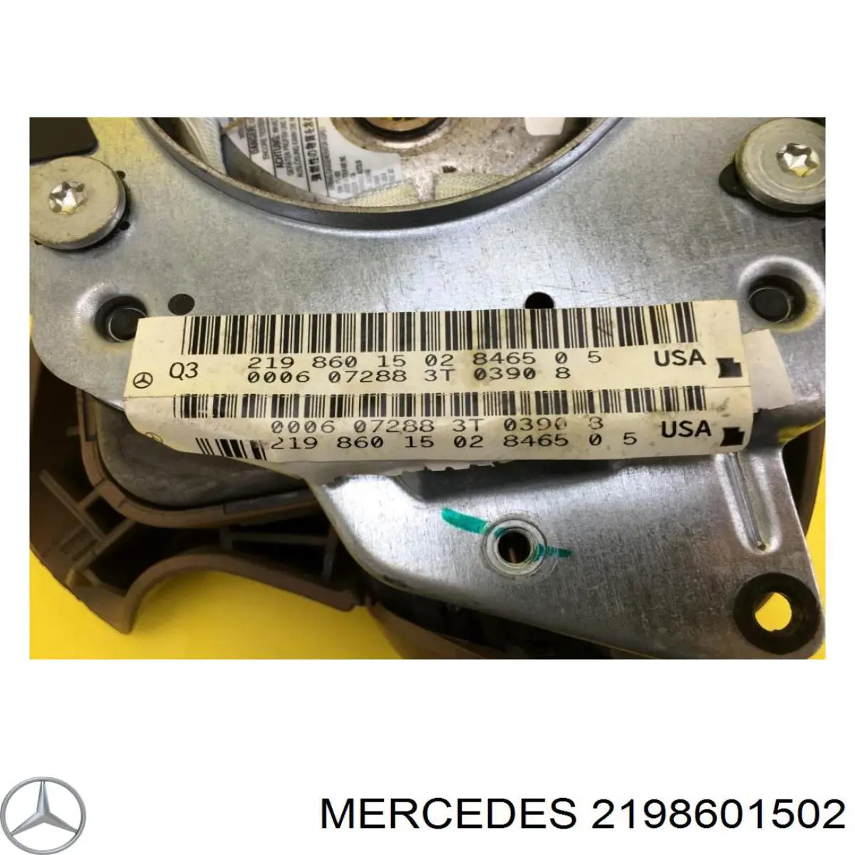 Подушка безопасности водителя 2198601502 Mercedes