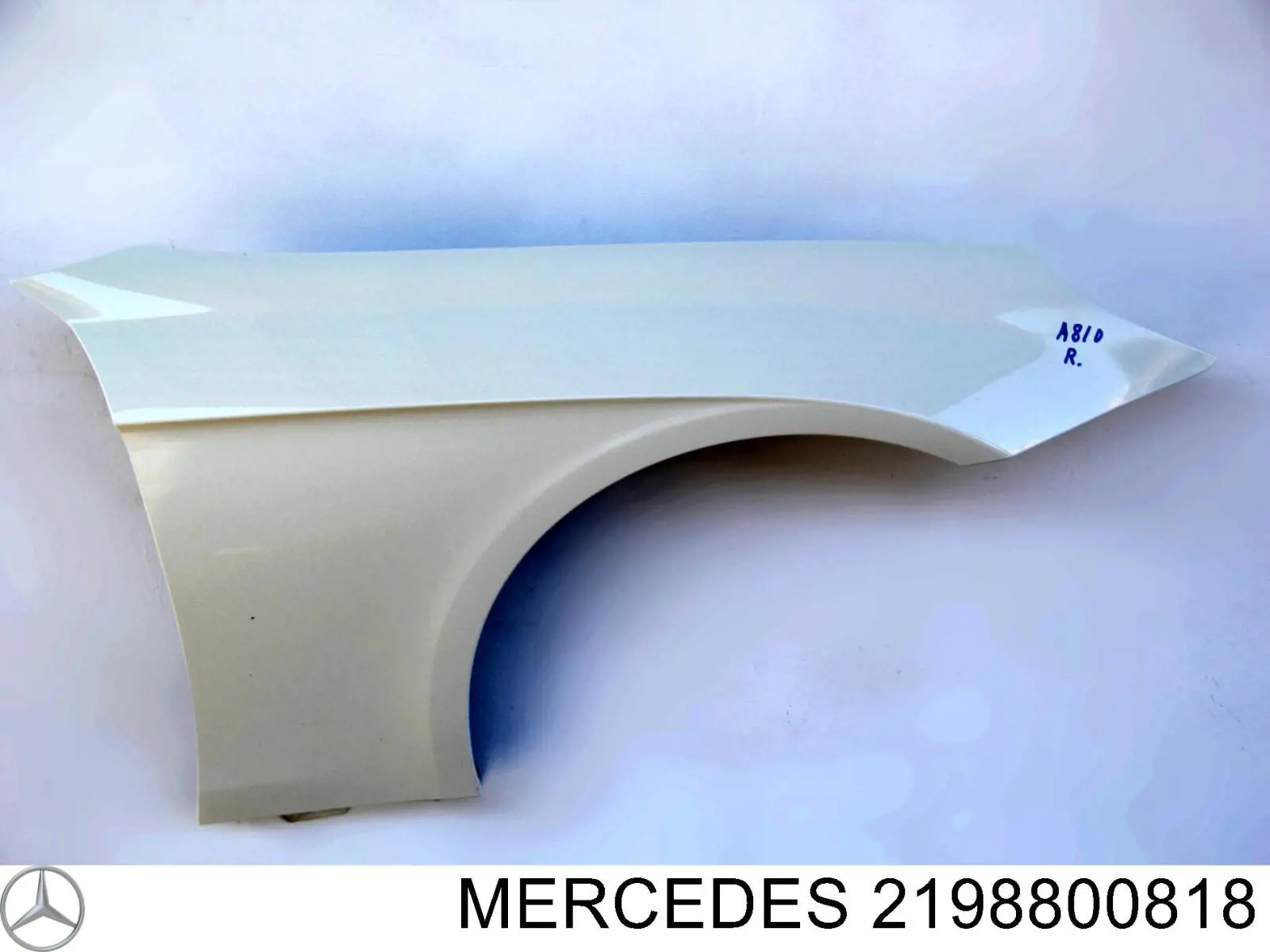 2198800818 Mercedes крыло переднее правое
