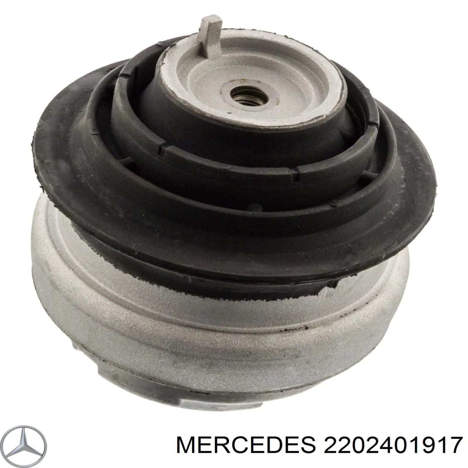 2202401917 Mercedes подушка (опора двигателя левая)