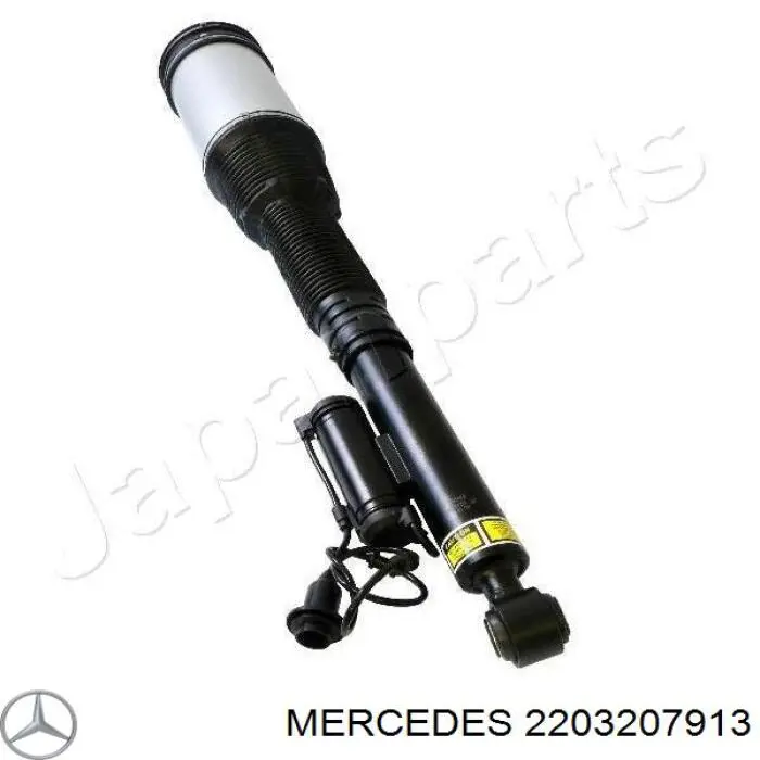 2203207913 Mercedes coxim pneumático (suspensão de lâminas pneumática do eixo traseiro)