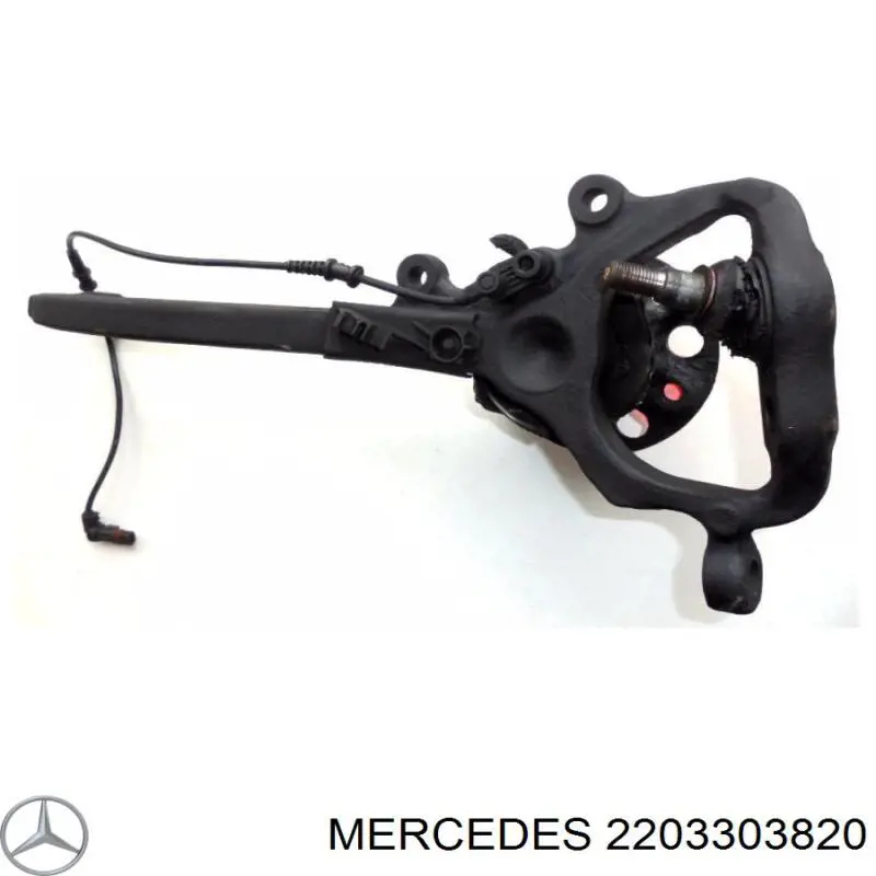 Цапфа (поворотный кулак) передний правый Mercedes 2203303820 цена, от 45.15 USD