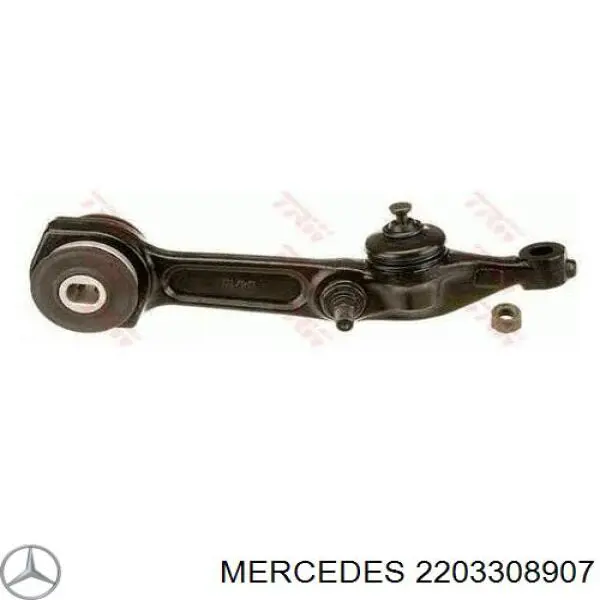 Купить 2203308907 Mercedes Рычаг передней подвески левый