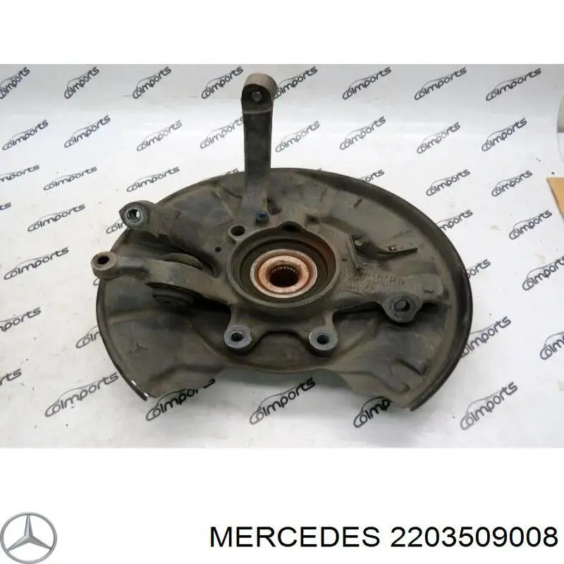Цапфа поворотная правая Mercedes A2203502508 цена, от 33.98 USD