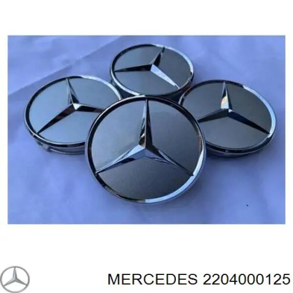 2204000125 Mercedes coberta de disco de roda