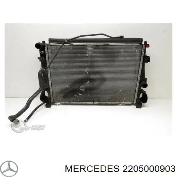 2205000903 Mercedes radiador de esfriamento de motor