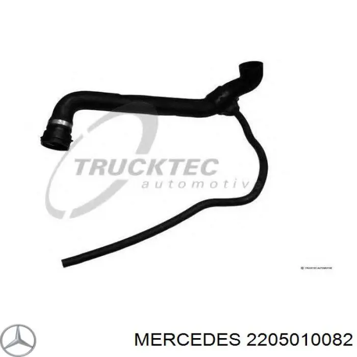 Шланг радиатора охлаждения Mercedes 2205010082 цена, от 35.69 USD