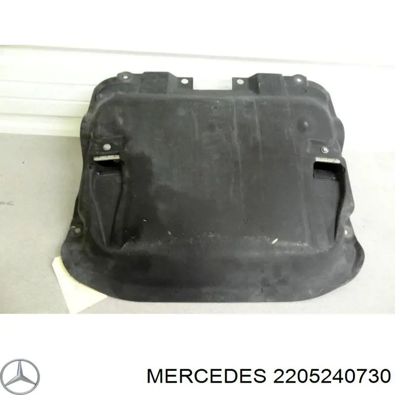 A2205240730 Mercedes proteção de motor, de panela (da seção de motor)