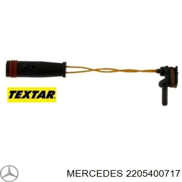 2205400717 Mercedes датчик износа тормозных колодок задний