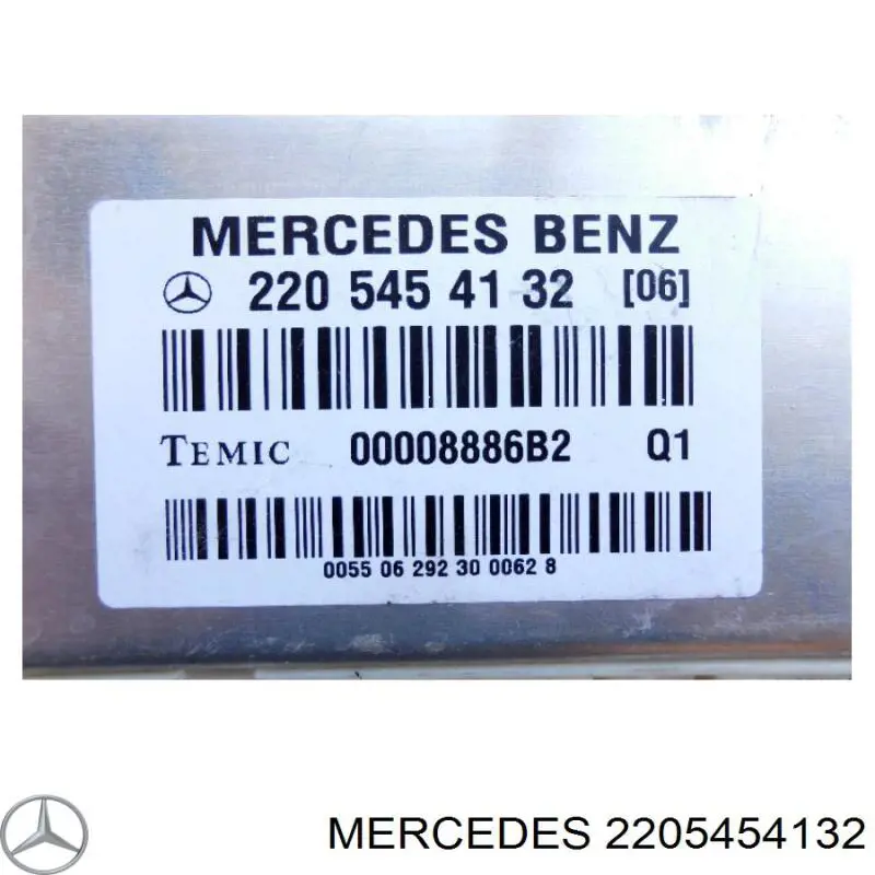 2205454132 Mercedes unidade de controlo de suspensão pneumática