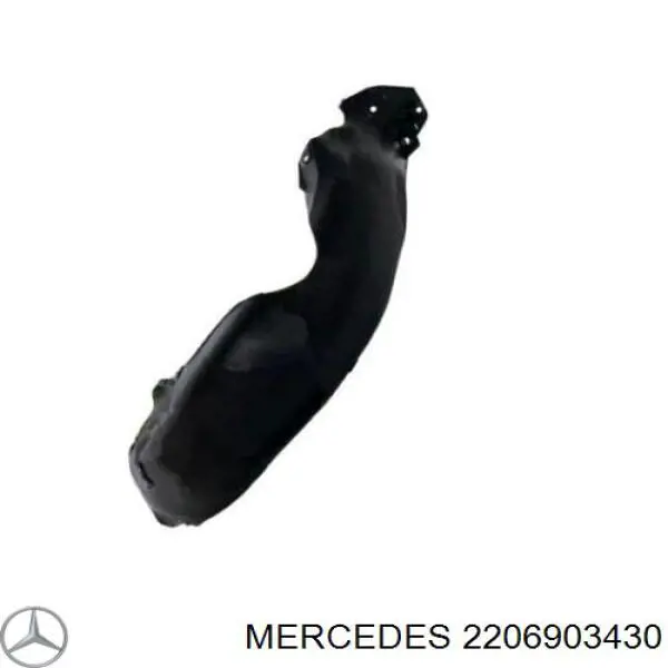 Подкрылок задний правый на Mercedes S (W220)