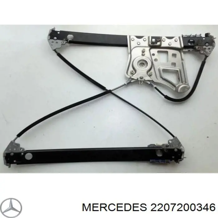 Механизм стеклоподъемника водительской двери на Mercedes S (W220)