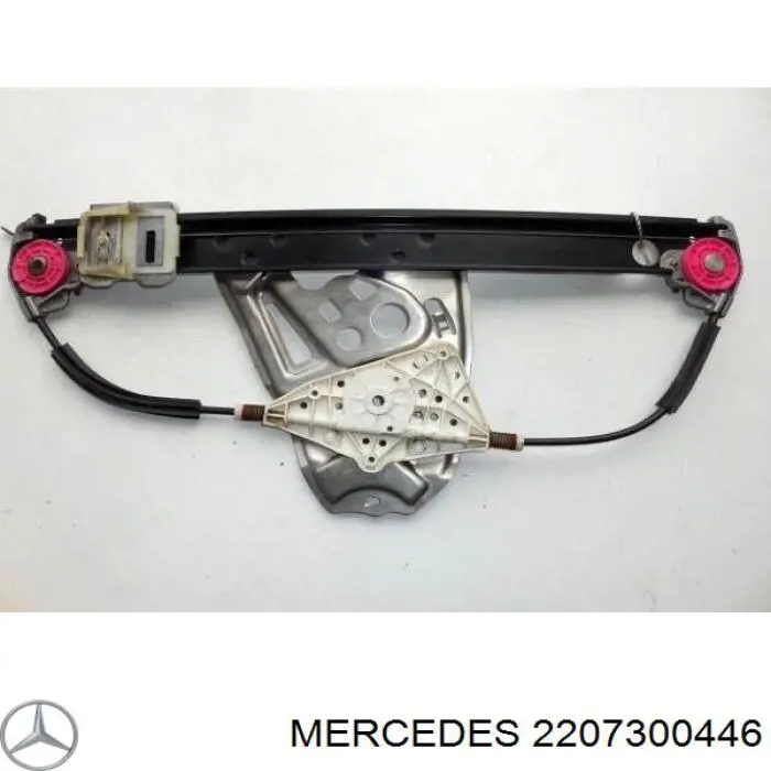 A2207300446 Mercedes mecanismo de acionamento de vidro da porta traseira direita
