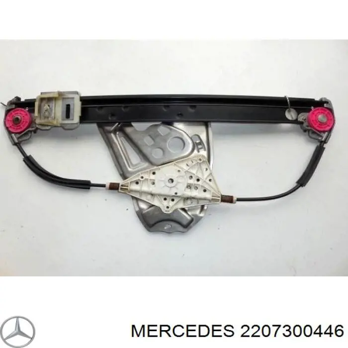 Mecanismo de acionamento de vidro da porta traseira direita para Mercedes S (W220)