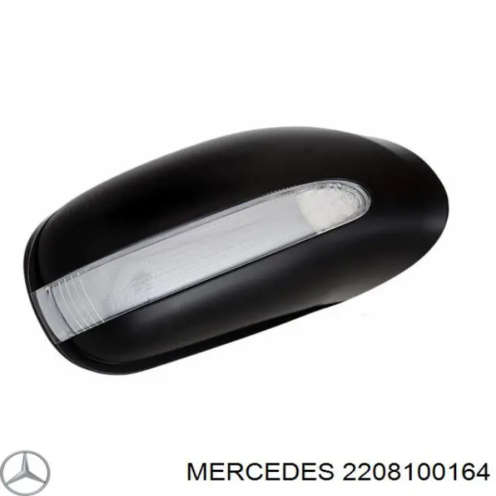 2208100164 Mercedes накладка (крышка зеркала заднего вида левая)