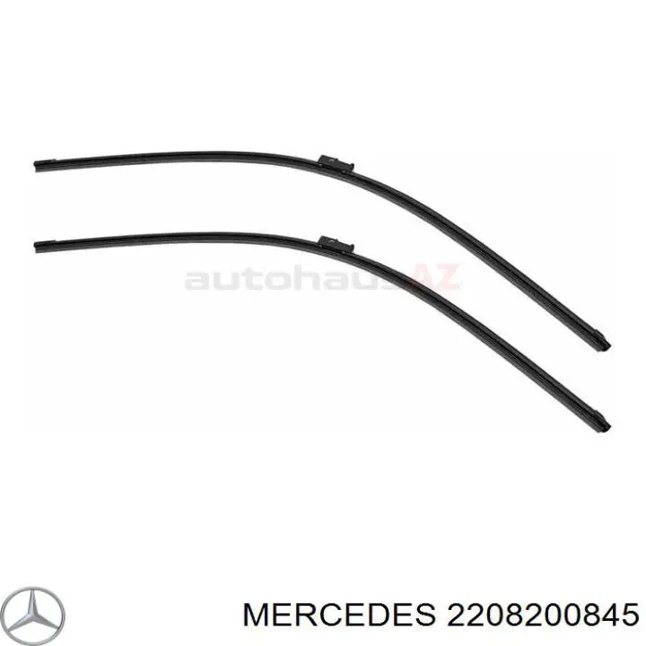 2208200845 Mercedes щетка-дворник лобового стекла, комплект из 2 шт.