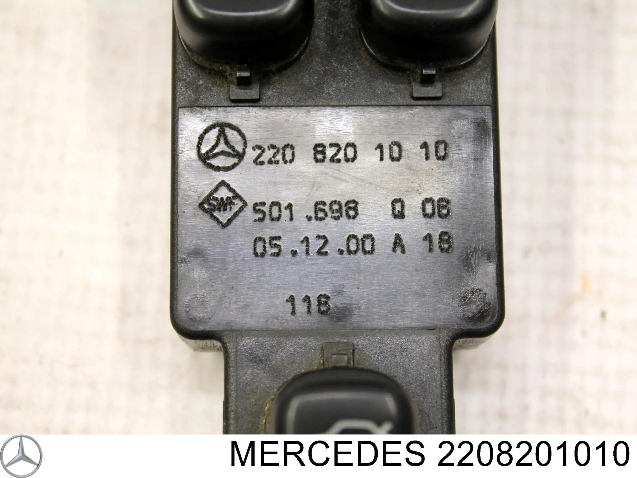 2208201010 Mercedes Кнопки переднего левого стекло подъёмника