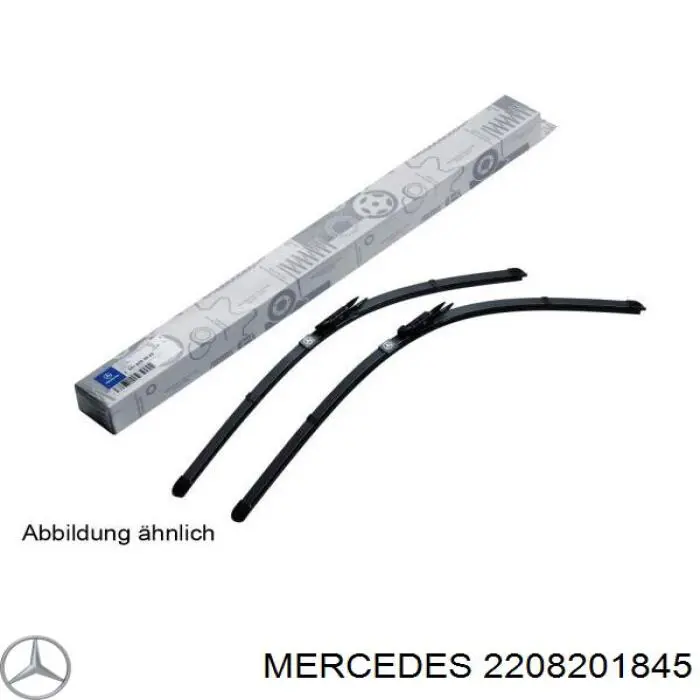 Стеклоочистители лобового стекла на Mercedes S (W220)