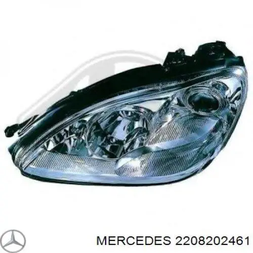 2208202461 Mercedes luz direita