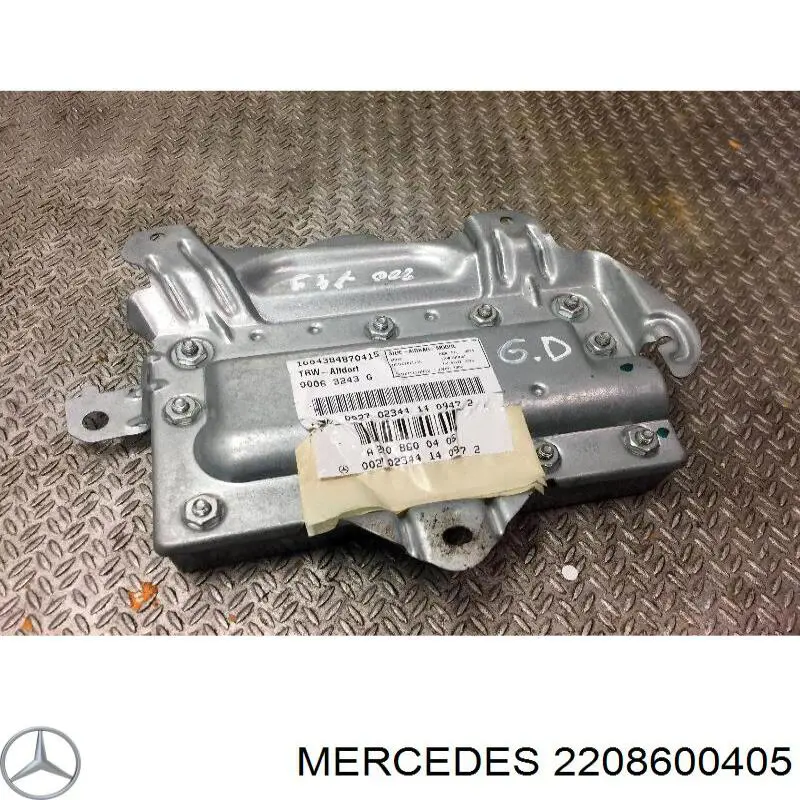 Подушка безопасности (AIRBAG) двери передней правой на Mercedes S (W220)