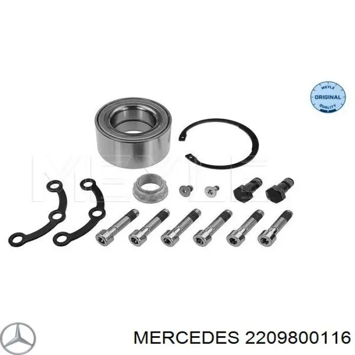 Подшипники задней ступицы Mercedes 2209800116 цена, от 58.43 USD