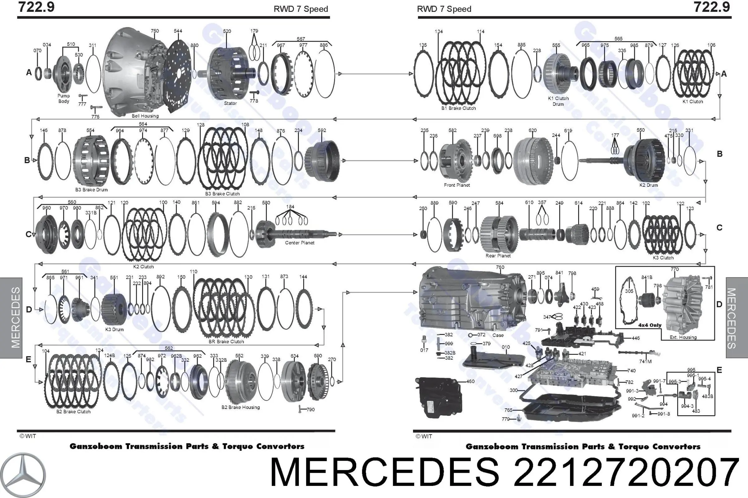 A2212720207 Mercedes 