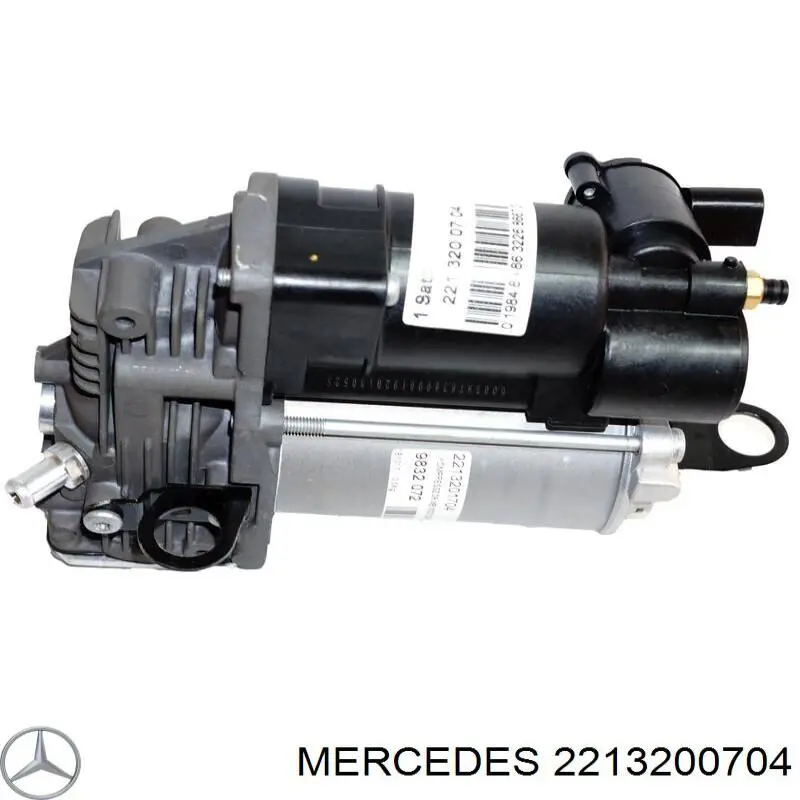 2213200704 Mercedes compressor de bombeio pneumático (de amortecedores)