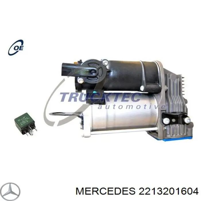 2213201604 Mercedes компрессор пневмоподкачки (амортизаторов)