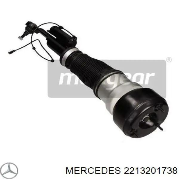 2213201738 Mercedes amortecedor dianteiro esquerdo