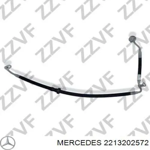 A2213202572 Mercedes шланг гур высокого давления от насоса до рейки (механизма)