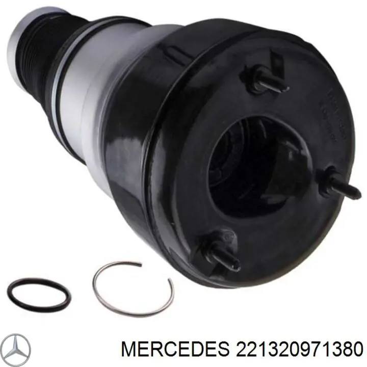 221320971380 Mercedes amortecedor dianteiro esquerdo