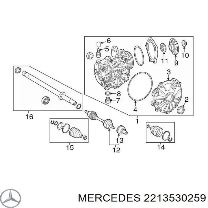 2213530259 Mercedes 