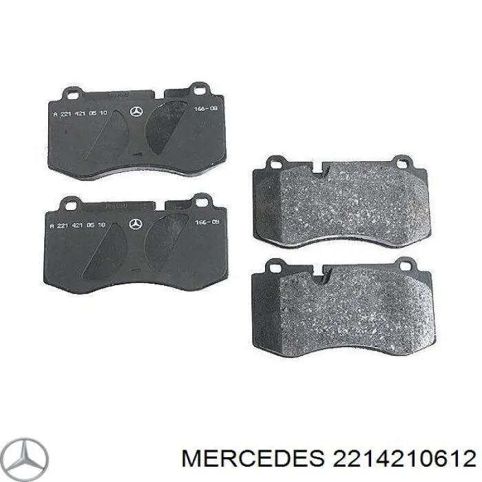 2214210612 Mercedes диск тормозной передний