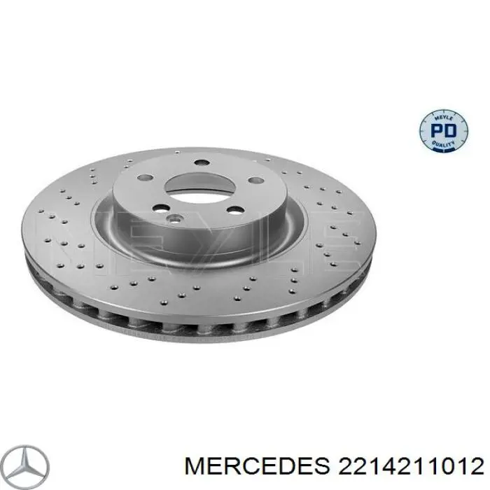 Тормоз дисковый передний Mercedes 2214211012 цена, от 102.84 USD