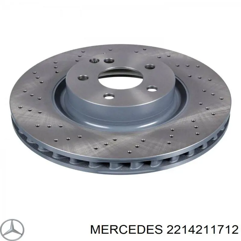 Передний тормозной диск Mercedes 2214211712