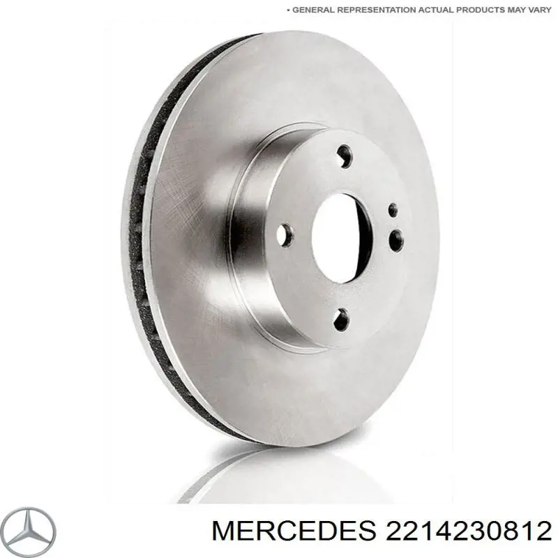 2214230812 Mercedes диск тормозной задний