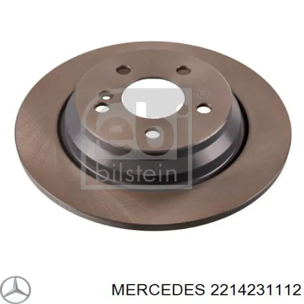 2214231112 Mercedes диск тормозной задний