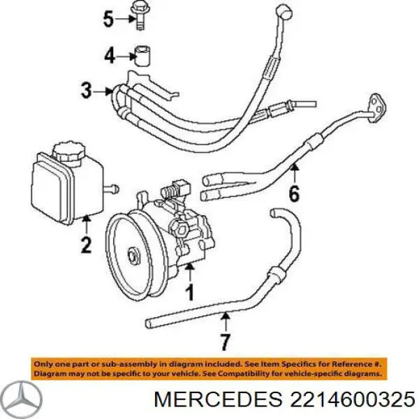  Mercedes A2214600325 цена, от 31.67 USD